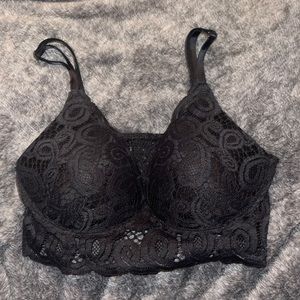 PINK wireless push up bralette